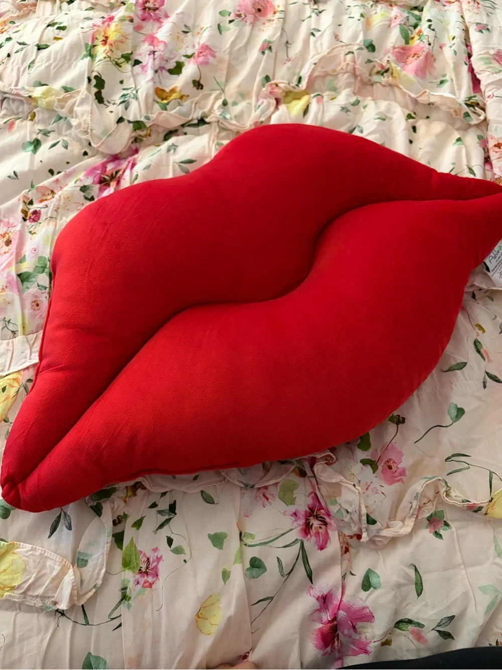 Red Lips Pillow Accent Cushion